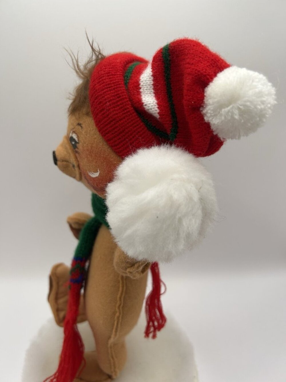 Annalee Brown Bear Snowball Collectible Doll Xmas Christmas Decor Plush Gift - Picture 4 of 13